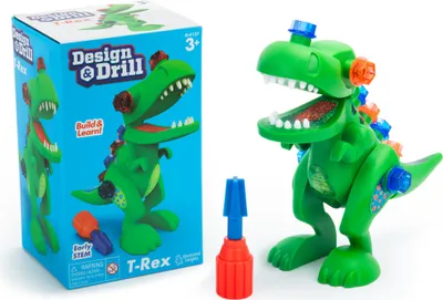 Produktbild von Learning Resources Dinosaurier Bauspielzeug Design & Drill T-Rex mehrfarbig
