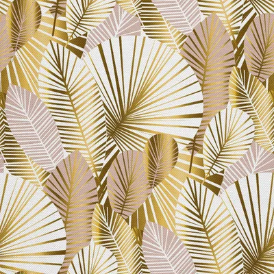Image de OUTDOOR DECOSTOFFS OXFORD - Motif Feuilles d'or