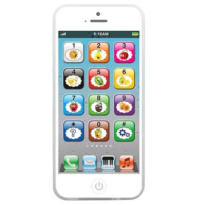 Produktbild von Minicee Baby Telefon Spielzeug mit Licht & Sound, Lernspielzeug USB