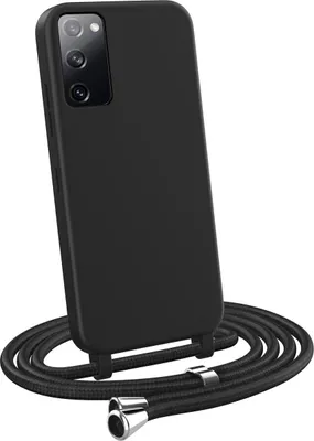 Produktbild von Handykette für Samsung Galaxy S20 FE - Handyhülle mit Schnur Cover in Schwarz