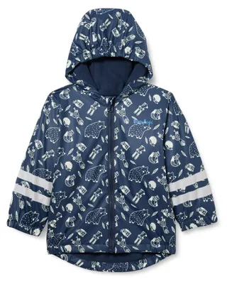 Productafbeelding van Playshoes Unisex Kinderregenjas met fleecevoering, regenjas, regenbekleding, maat: [Maat]