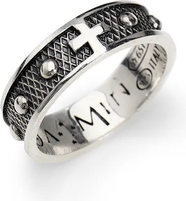 Produktbild von Fingerringen Amen Schwarz 28  Kollektion Rosari - mann