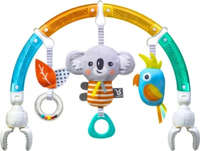 Obrázek produktu pro BenBat Senzorická hrazdička s hračkami na kočárek a autosedačku - koala