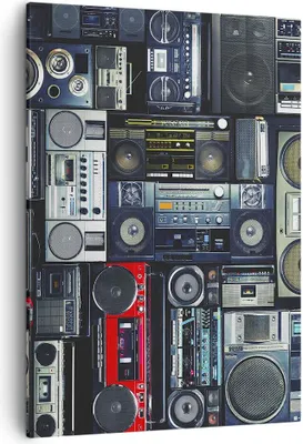Produktbild von Bild auf Leinwand - Leinwandbild - Einteilig - Empfänger Radio - 50x70cm - Wand Bild - Wanddeko - Wandbilder - Leinwanddruck - Kunstdruck - Wanddekoration - Leinwand bilder - Wandbild - PA50x70-3875