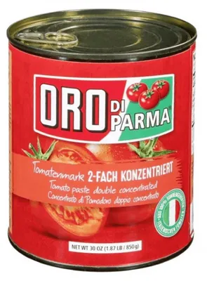Immagine prodotto di Passata di pomodoro Oro di Parma doppio concentrato in lattina 850g