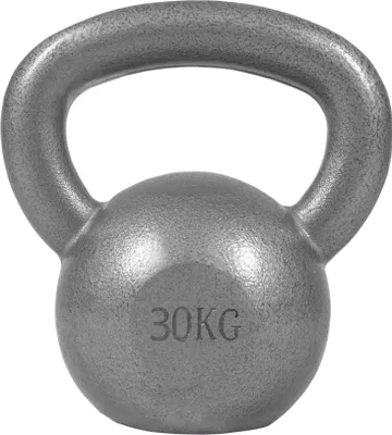 Produktbild von Kettlebell Gusseisen 2-32 KG Farbe - Silber Gewicht - 30 KG