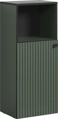 Produktbild von trendteam Bad Standschrank Pure Bliss Grün Melamin B/H/T ca. 40/95/31 cm