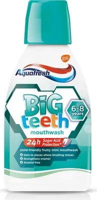 Produktbild von Mundspülung für Kinder mit Großen Zähnen, Aquafresh, 300ml