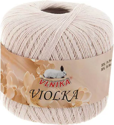 Produktbild von Häkelgarn Violka 50g Baumwolle tlw. recycled Klassikgarn Filetgarn unifarben