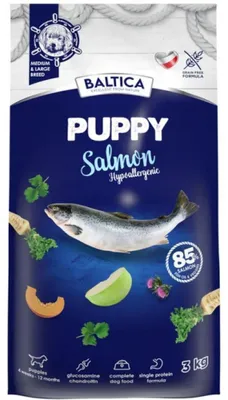 Zdjęcie produktu dla BALTICA EXCELLENT Puppy Salmon Hipoalergenna karma dla szczeniąt M, L 3 kg