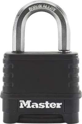 Image de Cadenas à combinaison Master Lock Excell Zinc, 57 mm, Noir, M178EURD