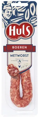 Produktbild von Huls Boerenmetworst 110g – Traditionelle würzige Rohwurst, herzhafter Snack