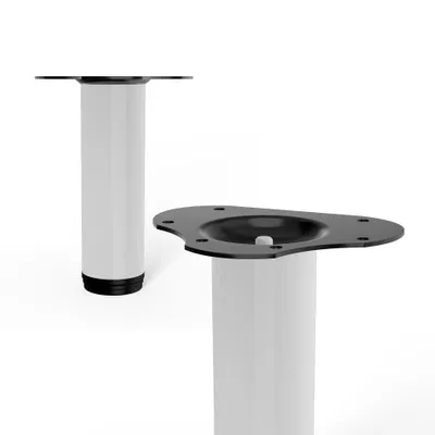 Obrázek produktu pro Walteco Nábytková noha kulatá, průměr 60mm, výška 200mm, bílá