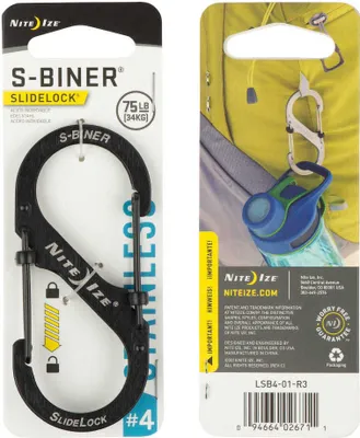 Produktbild von Nite Ize S-Biner Karabinerhaken Slidelock Schwarz #4
