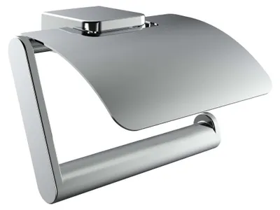 Image de Porte-papier tendance emco avec couvercle, chromé, 020000102