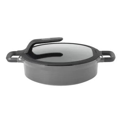 Produktbild von Berghoff GEM 2307423 Kochtopf inkl. Deckel, Gusseisen/Gussaluminium, 28 cm Durchmesser, Induktionsherd-geeignet, Antihaftbeschichtung