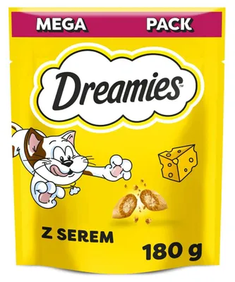 Zdjęcie produktu dla Dreamies z Pysznym Serem Mega Pack 180g Przysmaki dla kota