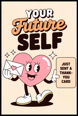 Produktbild von Plakat 61x91,5cm Motivationsaffirmation Retro Vintage Für das Wohnzimmer Your Future