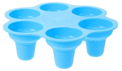 Produktbild von Silikon-Eisform mit 6 Formen für selbstgemachtes Eis