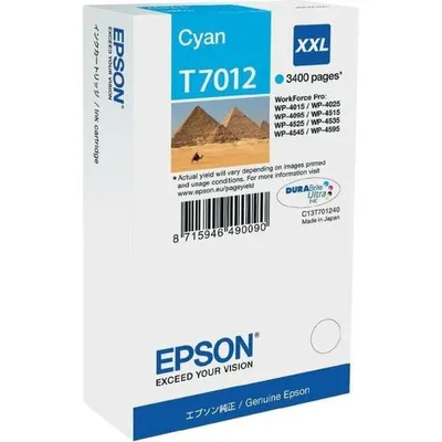 Produktbild von Epson T7012 - Inktcartridge / Cyaan (34 ml)