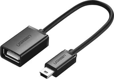 Zdjęcie produktu dla Adapter OTG mini USB UGREEN US249 (czarny)