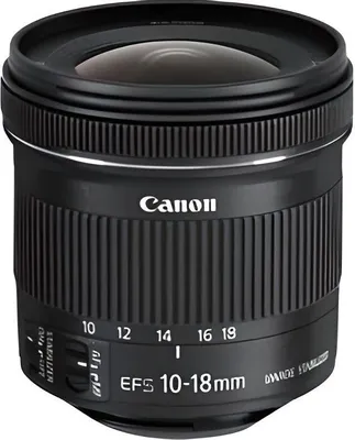 Produktbild von Canon 10-18 mm / F 4,5-5,6 EF-S IS STM Zoomobjektiv f?r Canon Spiegelreflexkameras, F4,5 (W) - F5,6 (T), Bildstabilisator, Ultraschallmotor, Autofokus, 67 mm Filterdurchmesser