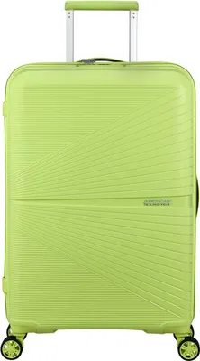 Zdjęcie produktu dla American Tourister Airconic 128187-A645, Walizka, Twardy kask, Limonka, Średni, 4 szt., Zamek szyfrowy TSA