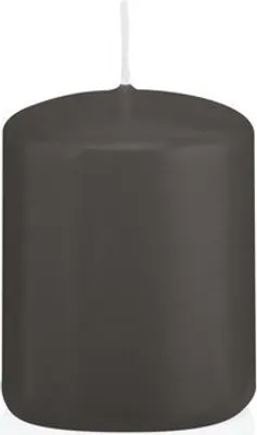 Produktbild von Wiedemann Stumpenkerzen Grau 60 x Ø 48 mm, 24 Stück