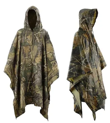 Immagine prodotto di Poncho impermeabile antipioggia - Leggero e traspirante - Impermeabile