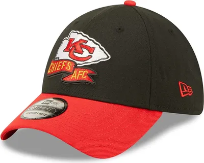 Produktbild von New Era 39Thirty Stretch Cap NFL Sideline Kansas City Chiefs black/red M/L