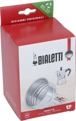Productafbeelding van Original Bialetti trechterfilter voor 6 kopjes – vervangonderdeel voor Moka Express, Dama, Break en Moka Timer