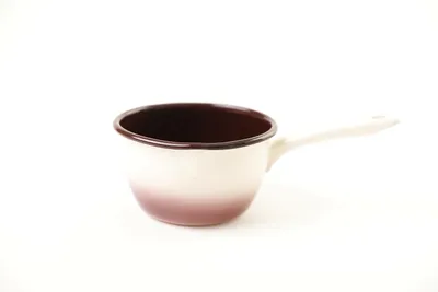 Produktbild von konischer Kochtopf mit Griff 14cm Durchmesser 1,15l CAPUCCINO