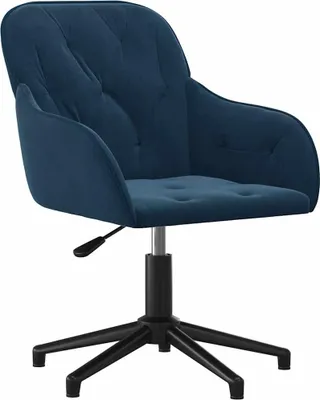 Obrázek produktu pro vidaXL Kancelářská židle Swivel Blue Velvet