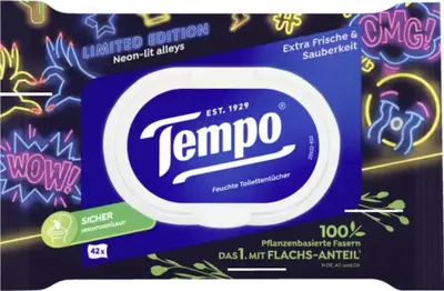 Produktbild von Tempo feucht Tropische Frische (42 St)
