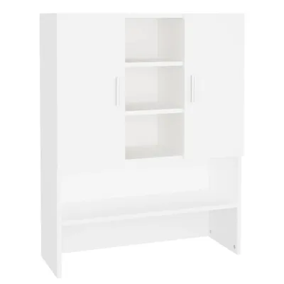 Produktbild von "WINTER SALE"Badezimmermöbel/Waschmaschinenschrank - Badkommode - Badezimmerschrank - Weiß 70,5x25,5x90 cm - Vitrinenschrank NEU2092178