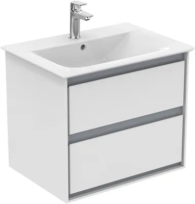 Produktbild von IS Möbelwaschtisch Connect Air 1 Hl. m.Ül. 640x460x165mm Weiß