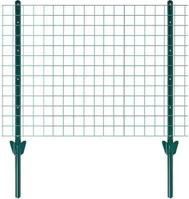 Produktbild von Zaunset Volierendraht Gartenzaun 1 x 25 m Drahtzaun 19 mm Zaun Komplett-Set Grün