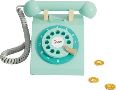 Immagine prodotto di CLASSIC WORLD Telefono classico in legno per bambini 4 el.