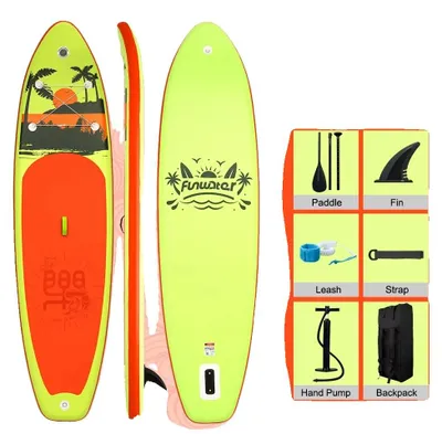 Imagen del producto de Tabla de paddleboard inflable, diseño versátil, kit de accesorios completo, modelo SUPFW27B