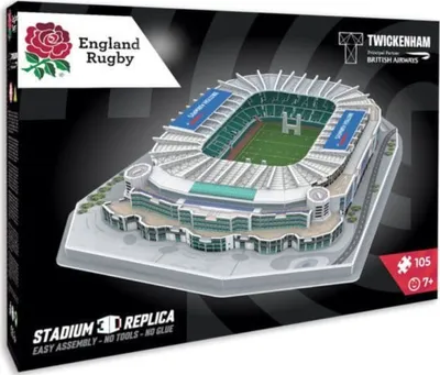 Produktbild von STADIUM 3D REPLICA 3D-Puzzle Twickenham Stadion - England Rugby 108 Teile