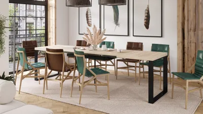Produktbild von Design Esstisch Avari Tisch XXL ausziehbar 120 bis 270 cm