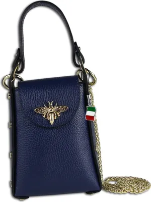 Immagine prodotto di Florence borsa in pelle a tracolla blu OTF813B