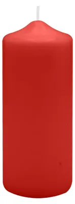 Produktbild von Spitzkopf Stumpen Kerzen Weihnachtsrot 10 x Ø 9 cm, 6 Stück