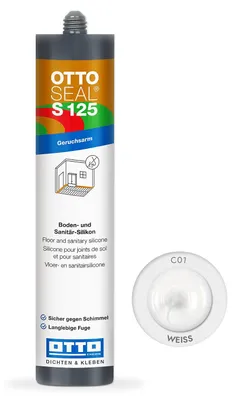 Produktbild von OTTOSEAL Silikon S-125 310ML C01 WEISS - 1250401