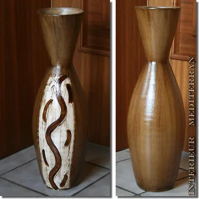 Produktbild von BODENVASE "FINICIA" - Größe: ca.50 CM Schwarzbraun