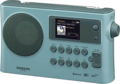 Produktbild von Sangean WFR-28BT, Internet, Digital, DAB+, FM, 87,5 - 108 MHz, 174 - 240 MHz, CT, PS, PTY, RT
