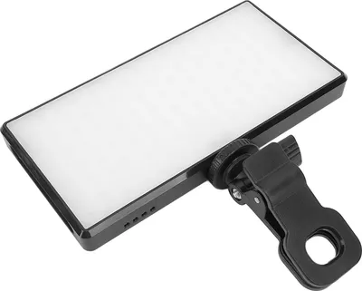 Zdjęcie produktu dla Lampa fotograficzna LED z zaciskiem, 2500–9000 K, przenośne światło wypełniające do transmisji na żywo podczas telekonferencji