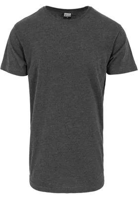 Produktbild von Urban Classics Herren Shaped Long Tee T-Shirt, Grau (charcoal), L