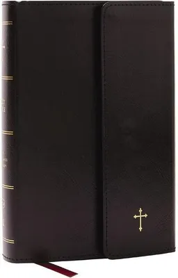 Produktbild von NKJV Compact Paragraph-Style Bible w/ 43,000 Cross References, Black Leatherflex w/ Magnetic Flap, Red Letter, Comfort Print: Holy Bible, New King James Version