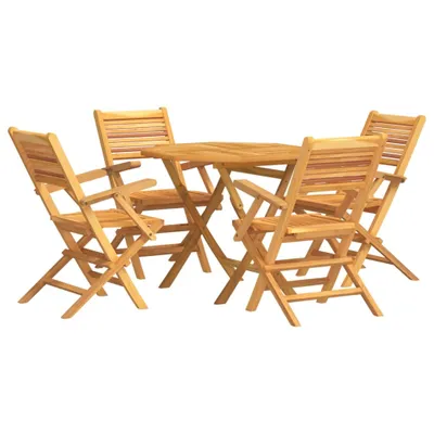 Produktbild von 5-tlg. Garten-Essgruppe Massivholz Teak